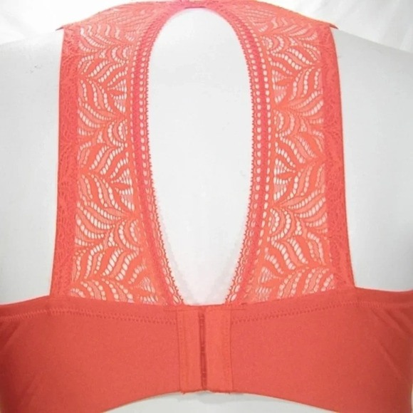42D Paramour 115011 Carolina Seamless Bra Cayenne Orange NWT - Picture 6 of 11